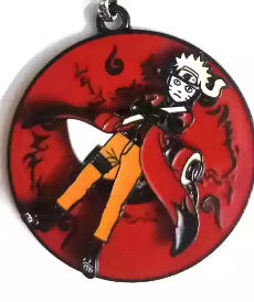 Naruto in Sage Mode – Rotating Metal Keychain