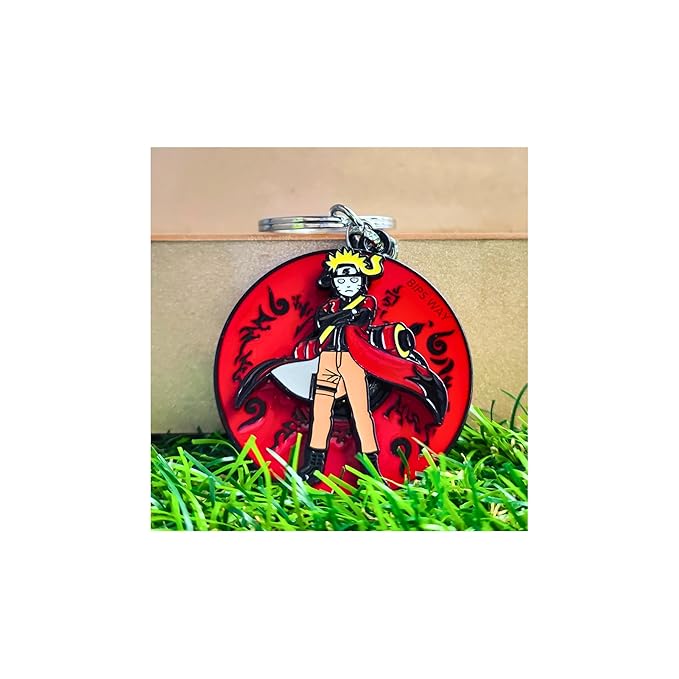 Naruto in Sage Mode – Rotating Metal Keychain